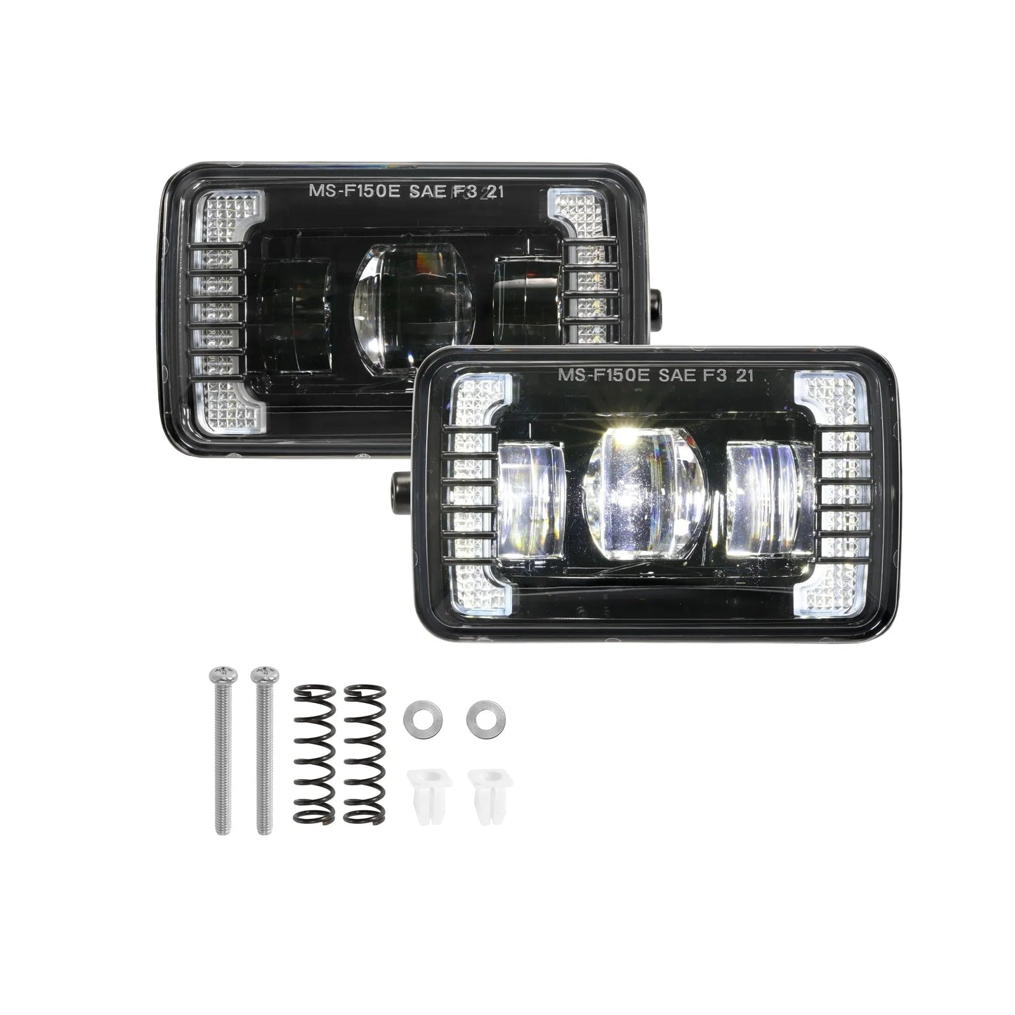 LED Fog Lights 72W Brighter with DRL for Ford F150 2015-2020/ F250 F350 2017-2018