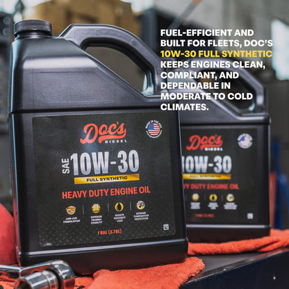 Doc's Diesel Ford 6.0L/6.4L Powerstroke 10W-30 Full Synthetic Oil Change Kit 2003-2010
