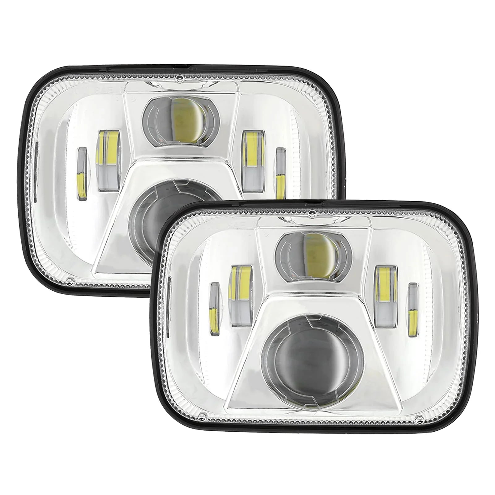 (2pcs/set) 110W 7x6 LED light Headlights for GMC