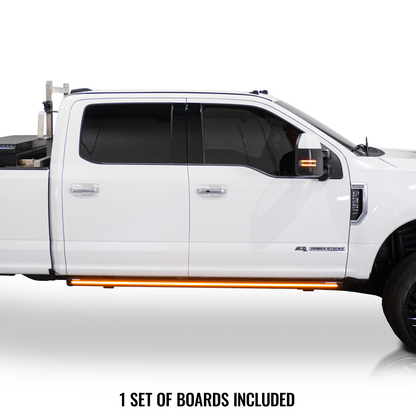 Lumastep M2 Powered Light Up Running Boards | 2017-2022 Ford F250/F350 Superduty