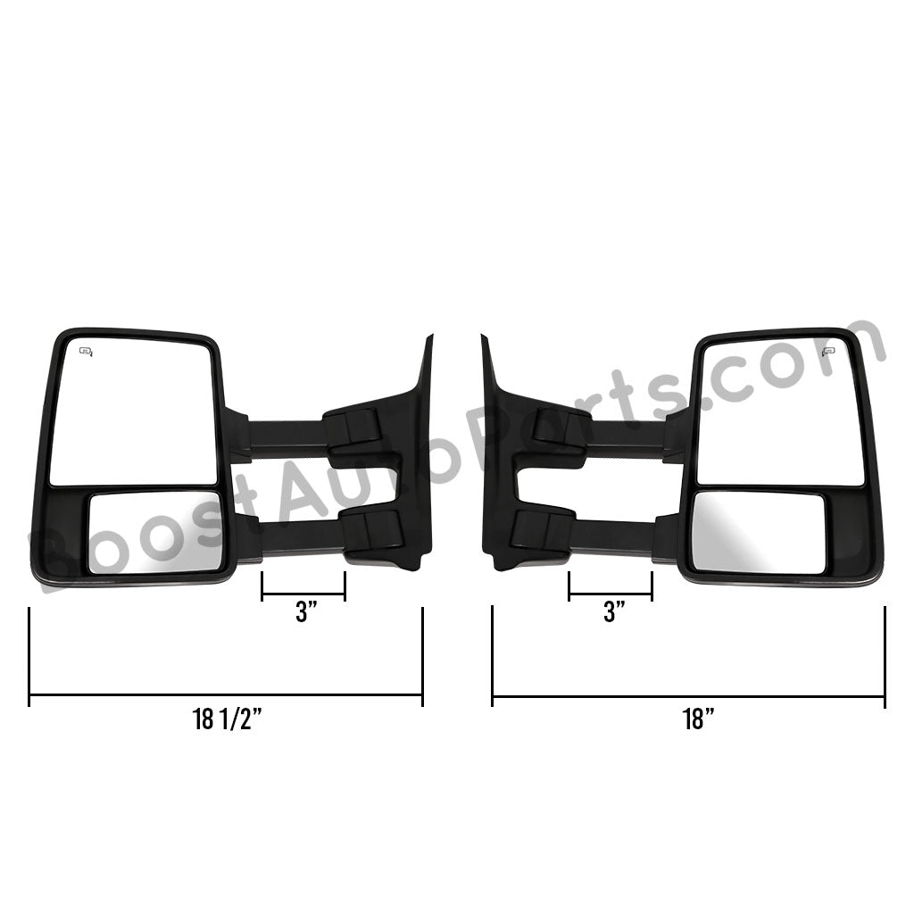 Ford F250/F350 Superduty (2008-2016) Tow Mirrors - 2008 Style