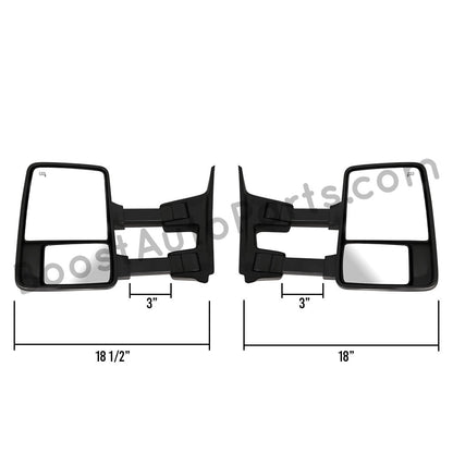 Ford F250/F350 Superduty (2008-2016) Tow Mirrors - 2008 Style