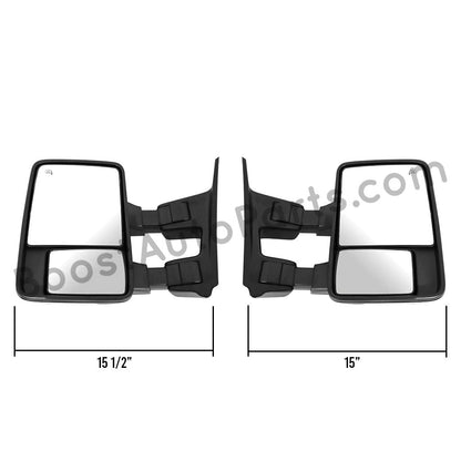 Ford F250/F350 Superduty (2008-2016) Tow Mirrors - 2008 Style