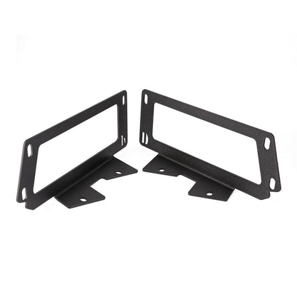 3 Inch LED Pods Lights with Additional Amber Covers & Dual Fog lights Hidden Bumper Mount Bracket for Dodge Ram 2500 3500 2010-2017