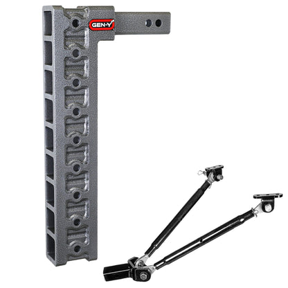 The MEGA-DUTY 10K Drop Hitch (2" Shank)