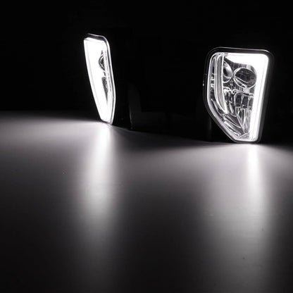 (2pcs/set) 45W DOT Approved LED Fog Lights with DRL for 2016-2018 Chevy Silverado 1500 (Chrome)