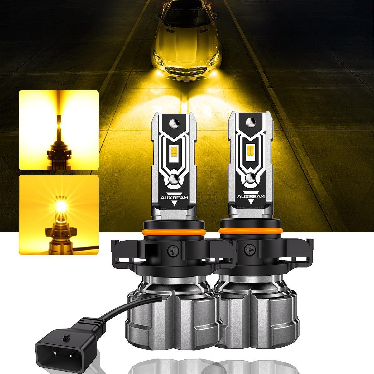 For 2007-2014 GMC Yukon F-16 Plus Series Built-in Canbus Automotive Grade 14000LM LED Light Bulbs High Low Beam Bundle