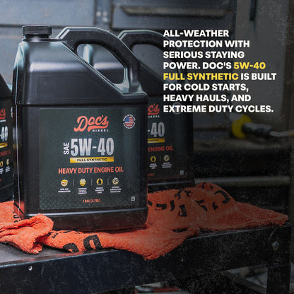 Doc's Diesel Chevrolet/GMC 6.6L Duramax 5W-40 Full Synthetic Oil Change Kit 2019-2026