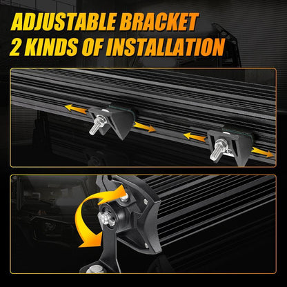 12"/22"/32"/42"/52" 5D-PRO Series LED Light Bar with 5D Projectors For Dodge Ram 1500