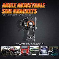 22 Inch-52 Inch 5D Series Straight/Curved Combo Beam Double Row LED Light Bar for 2016 Ford F150