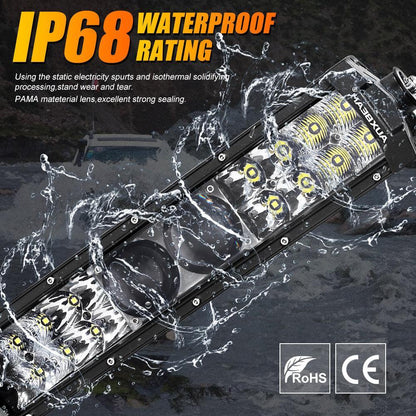 12"/22"/32"/42"/52" 5D-PRO Series LED Light Bar with 5D Projectors For Dodge Ram 2500