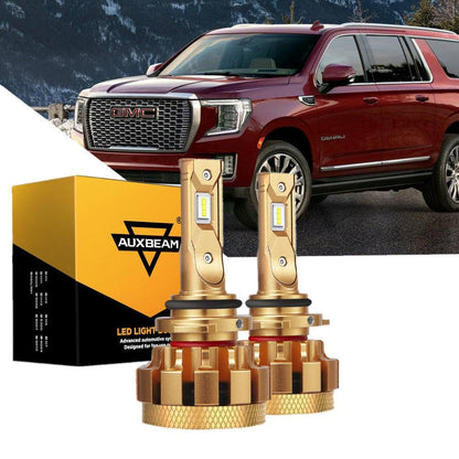 For 2000-2001 GMC Yukon F-16 Plus Series Built-in Canbus Automotive Grade 14000LM LED Light Bulbs High Low Beam Bundle