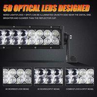 22 Inch-52 Inch 5D Series Straight/Curved Combo Beam Double Row LED Light Bar for 2016 Ford F150