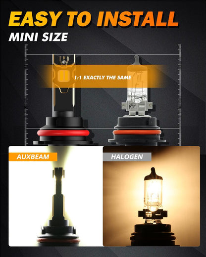For 2000-2003 Ford F-150 9007 LED Headlight Bulbs Bundle