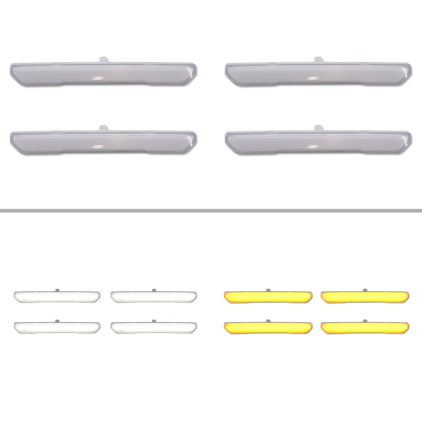2020-2026 GMC Sierra 2500/3500 Fender Lights - Smoked / Frosted