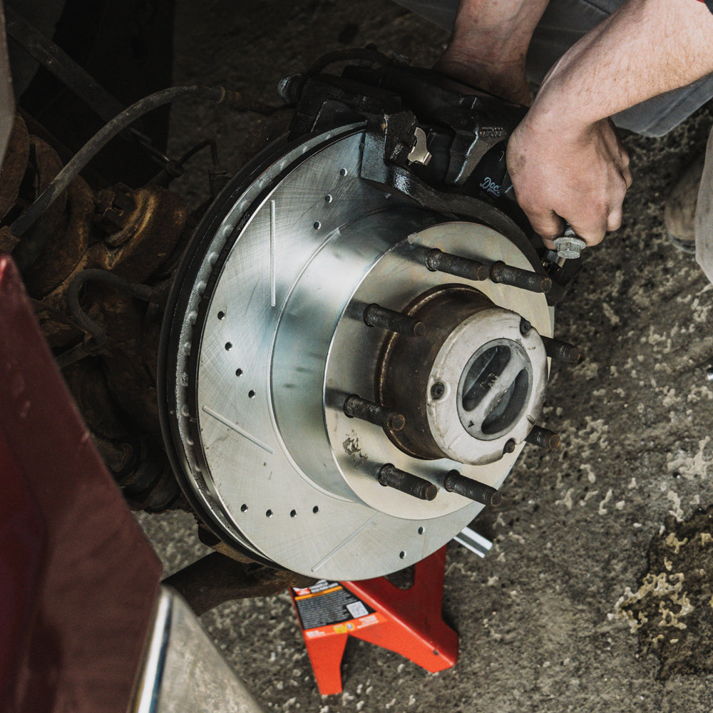 Doc's Diesel RAM 6.7L Cummins 2500/3500 Ceramic Front/Rear Brake Pads + Drilled and Slotted Front/Rear Rotors Kit 2019-2024