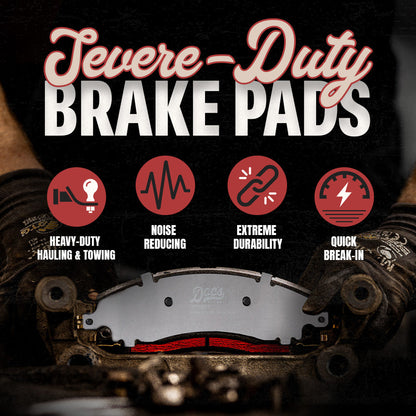 Doc's Diesel RAM 6.7L Cummins 3500 DRW Severe-Duty Rear Brake Pads 2019-2024