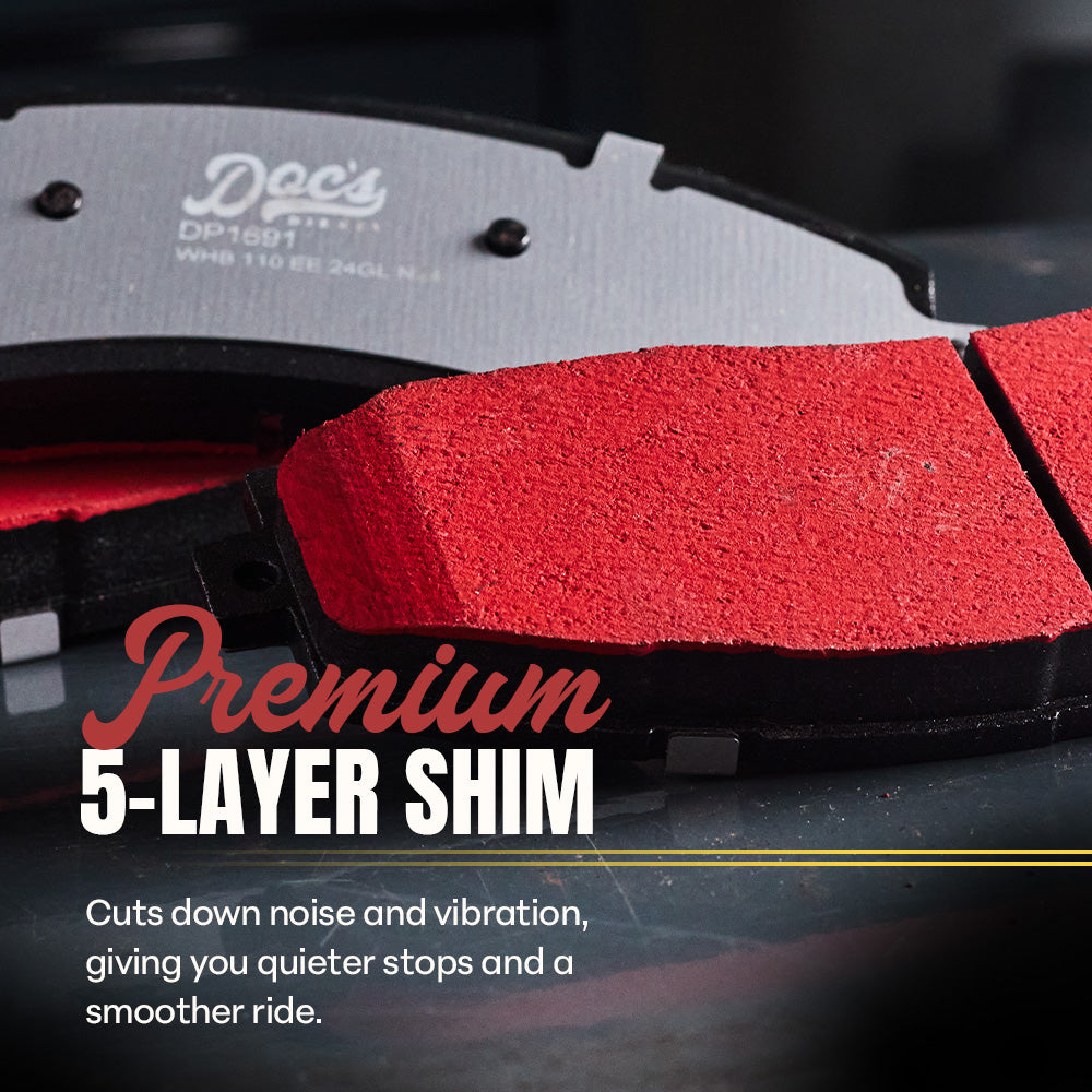 Doc's Diesel RAM 6.7L Cummins DRW Severe Duty Front and Rear Brake Pads Kit 2019-2024