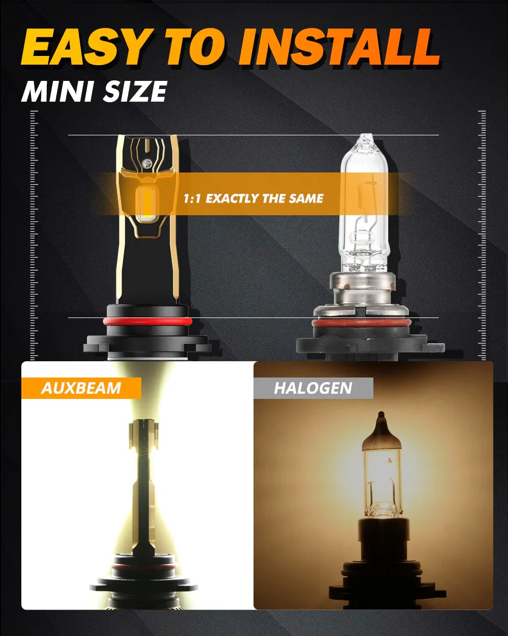 Fro 2003-2006 Chevrolet Silverado 1500 9005 9006 LED Headlight Bulbs Bundle
