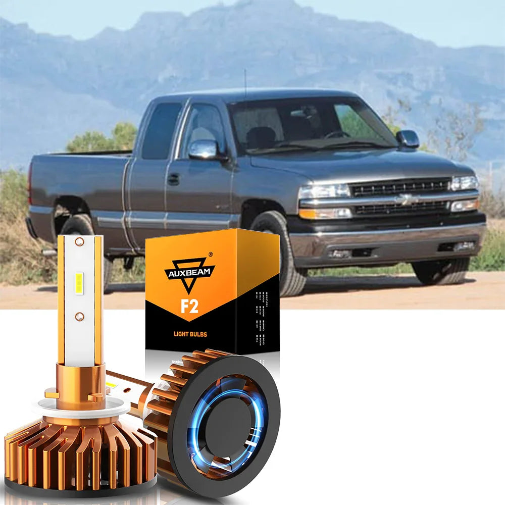 For 2000-2002 Chevrolet Silverado 1500 9005 9006 LED Headlight Bulbs Bundle