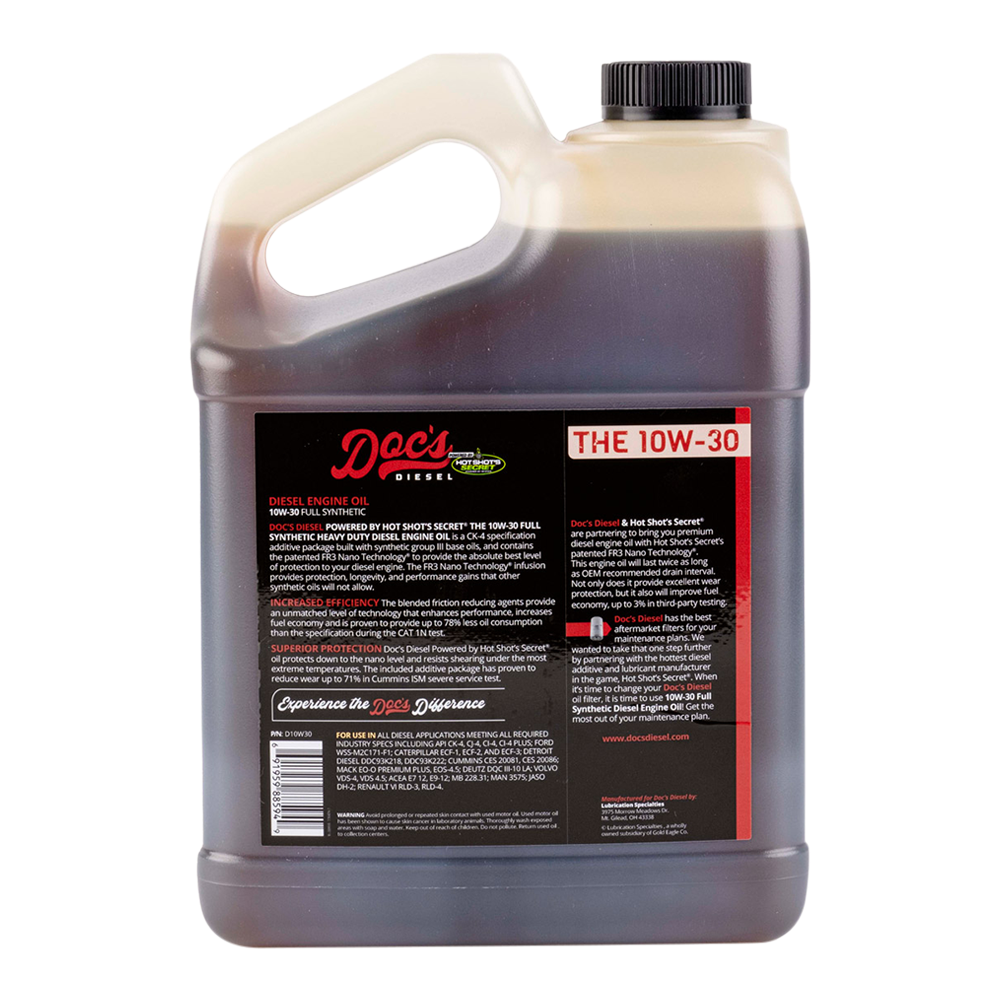 Doc's Diesel Ford 6.0L/6.4L Powerstroke 10W-30 Full Synthetic Oil Change Kit 2003-2010