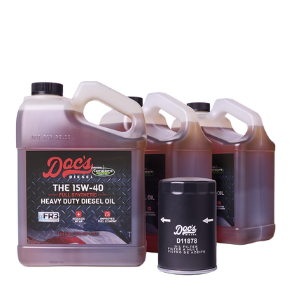 Doc's Diesel Chevrolet/GMC 6.6L Duramax 15W-40 Full Synthetic Oil Change Kit 2019-2026