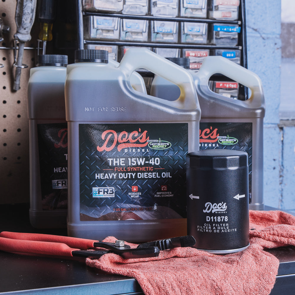 Doc's Diesel Chevrolet/GMC 6.6L Duramax 15W-40 Full Synthetic Oil Change Kit 2019-2026