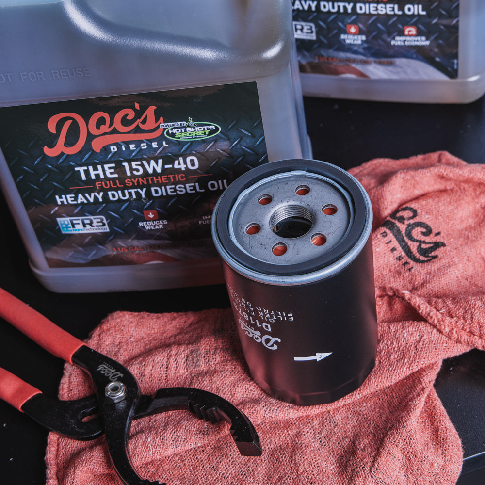 Doc's Diesel Chevrolet/GMC 6.6L Duramax 15W-40 Full Synthetic Oil Change Kit 2019-2026