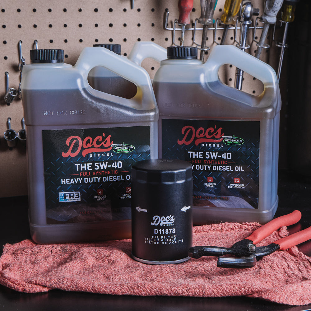 Doc's Diesel Chevrolet/GMC 6.6L Duramax 5W-40 Full Synthetic Oil Change Kit 2019-2026