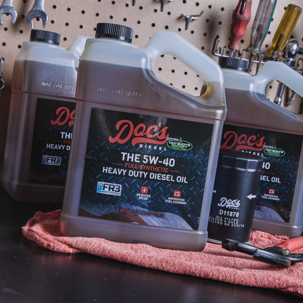 Doc's Diesel Chevrolet/GMC 6.6L Duramax 5W-40 Full Synthetic Oil Change Kit 2019-2026