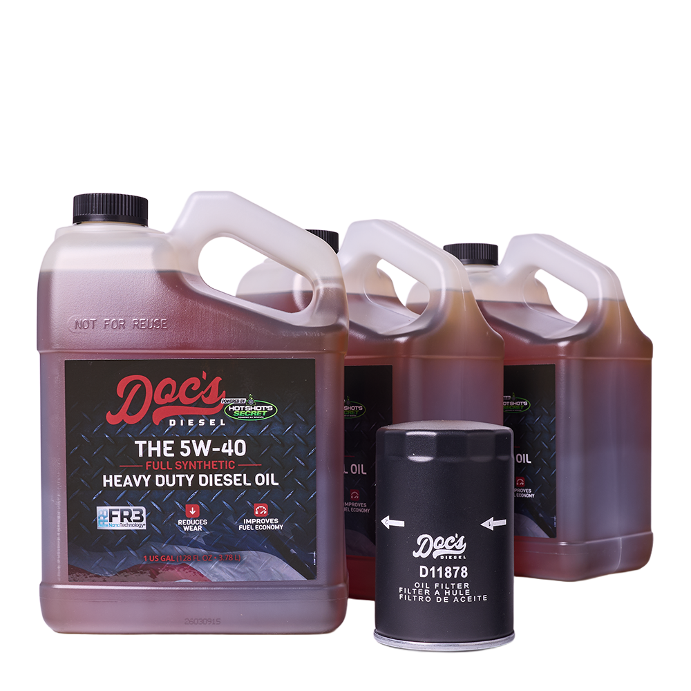 Doc's Diesel Chevrolet/GMC 6.6L Duramax 5W-40 Full Synthetic Oil Change Kit 2019-2026