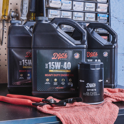 Doc's Diesel Chevrolet/GMC 6.6L Duramax 15W-40 Full Synthetic Oil Change Kit 2019-2026