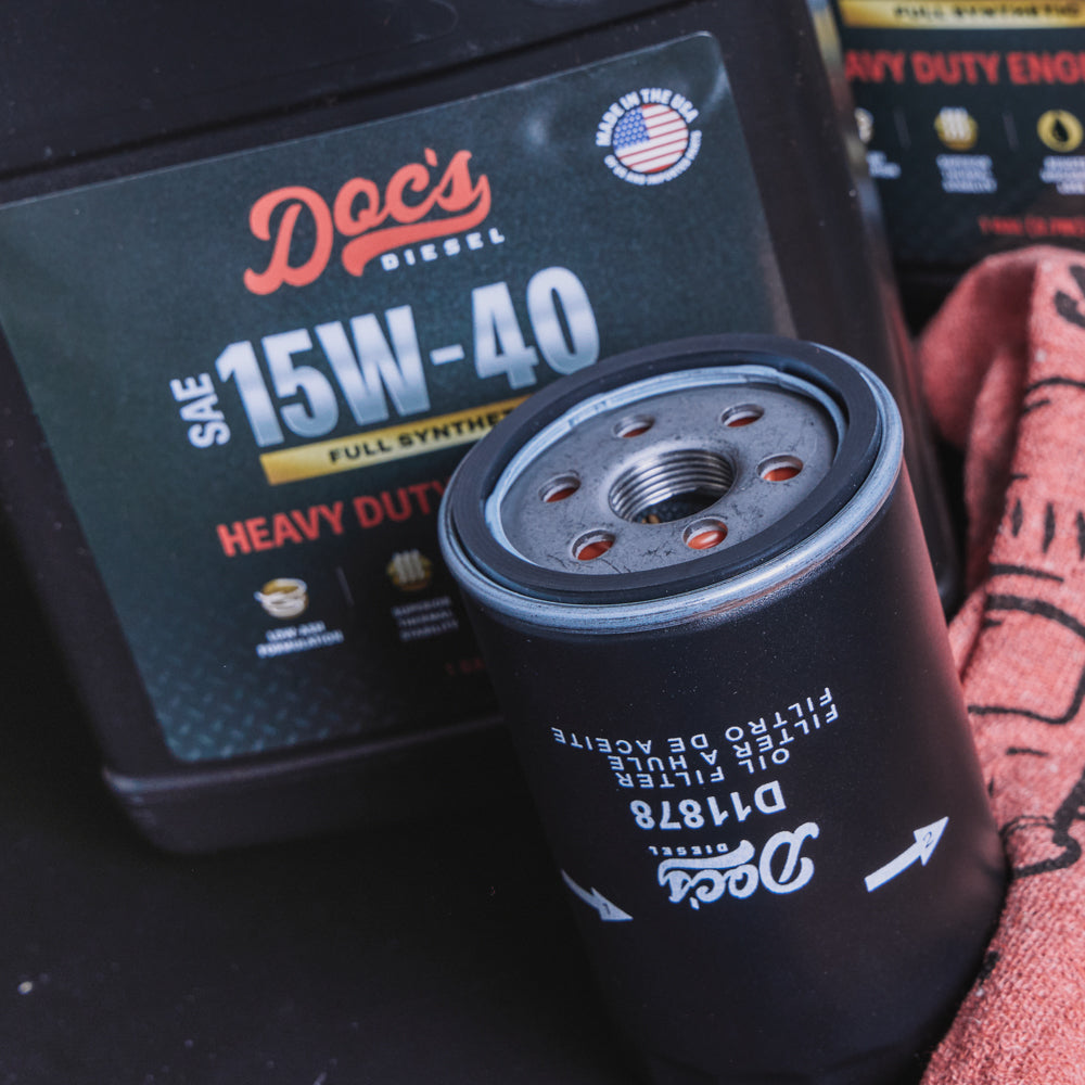 Doc's Diesel Chevrolet/GMC 6.6L Duramax 15W-40 Full Synthetic Oil Change Kit 2019-2026