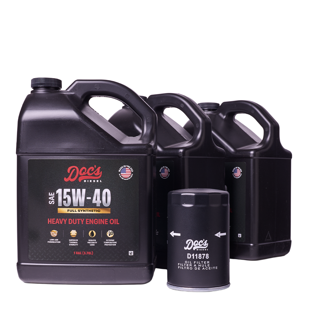 Doc's Diesel Chevrolet/GMC 6.6L Duramax 15W-40 Full Synthetic Oil Change Kit 2019-2026