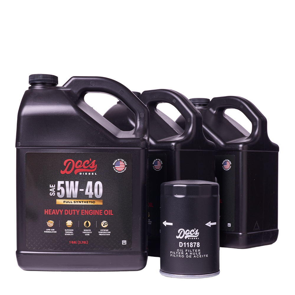 Doc's Diesel Chevrolet/GMC 6.6L Duramax 5W-40 Full Synthetic Oil Change Kit 2019-2026