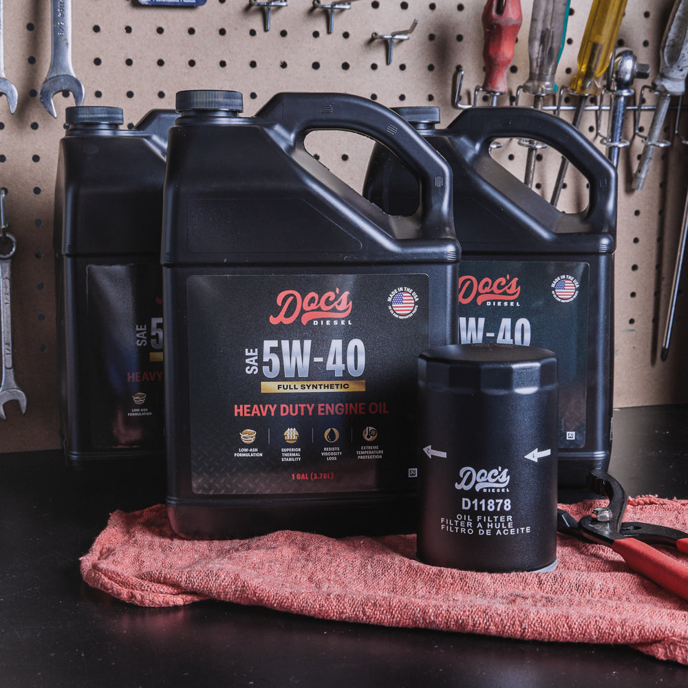 Doc's Diesel Chevrolet/GMC 6.6L Duramax 5W-40 Full Synthetic Oil Change Kit 2019-2026