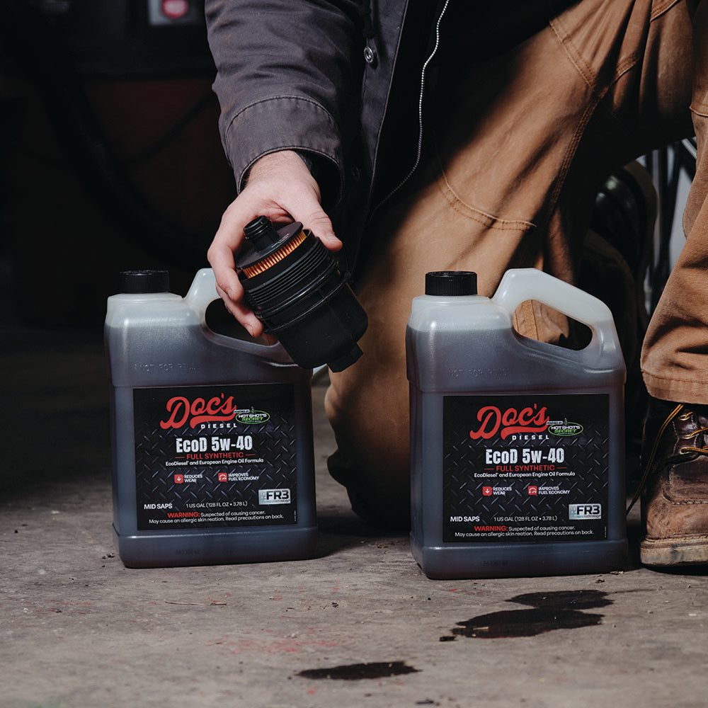 Doc's Diesel Jeep Wrangler/Gladiator 3.0L + Dodge RAM 1500 3.0L EcoDiesel 5W-40 Full Synthetic Oil Change Kit 2020-2023