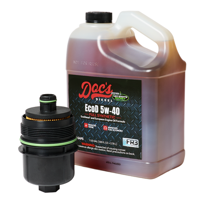 Doc's Diesel Jeep Wrangler/Gladiator 3.0L + Dodge RAM 1500 3.0L EcoDiesel 5W-40 Full Synthetic Oil Change Kit 2020-2023