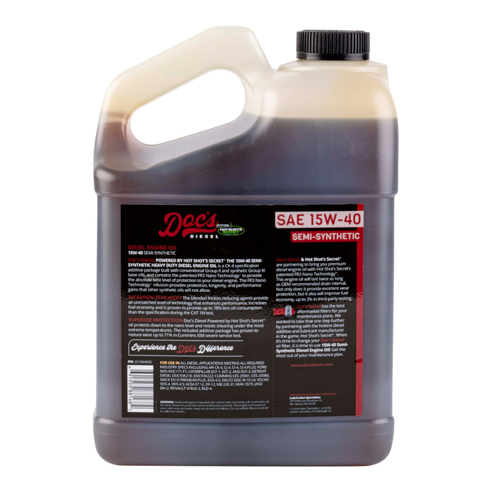 Doc's Diesel Ford 6.0L/6.4L Powerstroke 15W-40 SEMI Synthetic Oil Change Kit 2003-2010