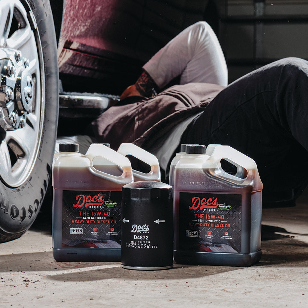 Doc's Diesel Ford 7.3L Powerstroke 15W-40 SEMI Synthetic Oil Change Kit 1994-2003