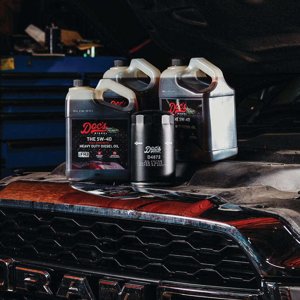 Doc's Diesel Ford 7.3L Powerstroke 5W-40 Full Synthetic Oil Change Kit 1994-2003