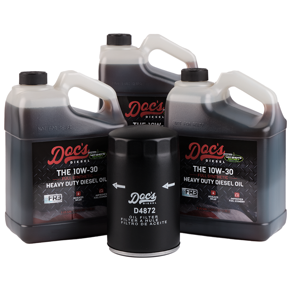 Doc's Diesel Ford 7.3L Powerstroke 10W-30 Full Synthetic Oil Change Kit 1994-2003