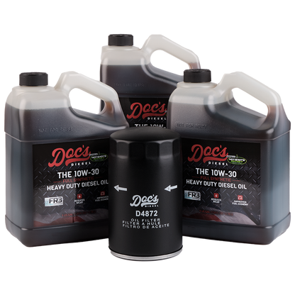 Doc's Diesel Ford 7.3L Powerstroke 10W-30 Full Synthetic Oil Change Kit 1994-2003