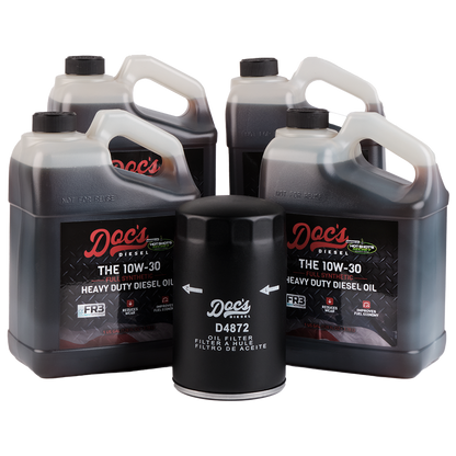 Doc's Diesel Ford 7.3L Powerstroke 10W-30 Full Synthetic Oil Change Kit 1994-2003