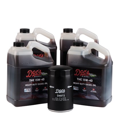 Doc's Diesel Ford 7.3L Powerstroke 15W-40 Full Synthetic Oil Change Kit 1994-2003