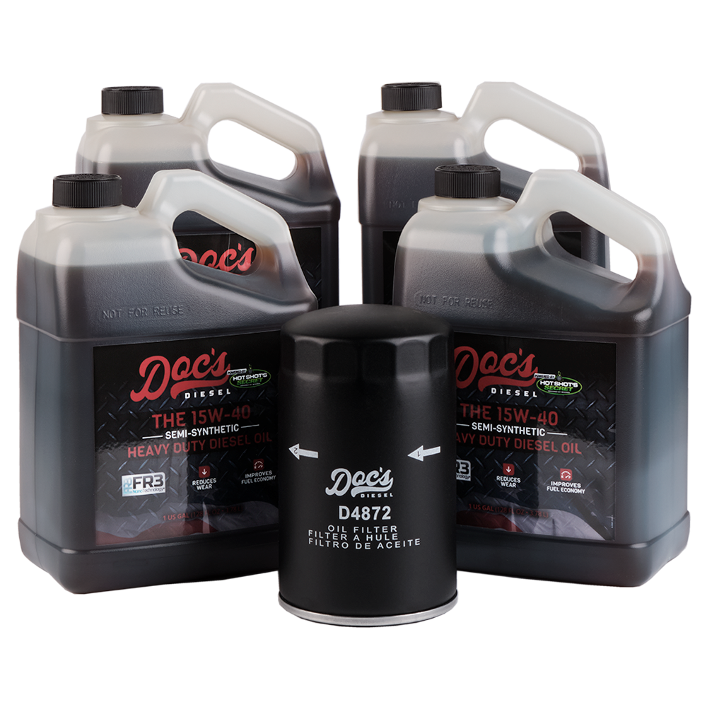 Doc's Diesel Ford 7.3L Powerstroke 15W-40 SEMI Synthetic Oil Change Kit 1994-2003