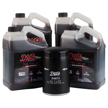Doc's Diesel Ford 7.3L Powerstroke 15W-40 SEMI Synthetic Oil Change Kit 1994-2003