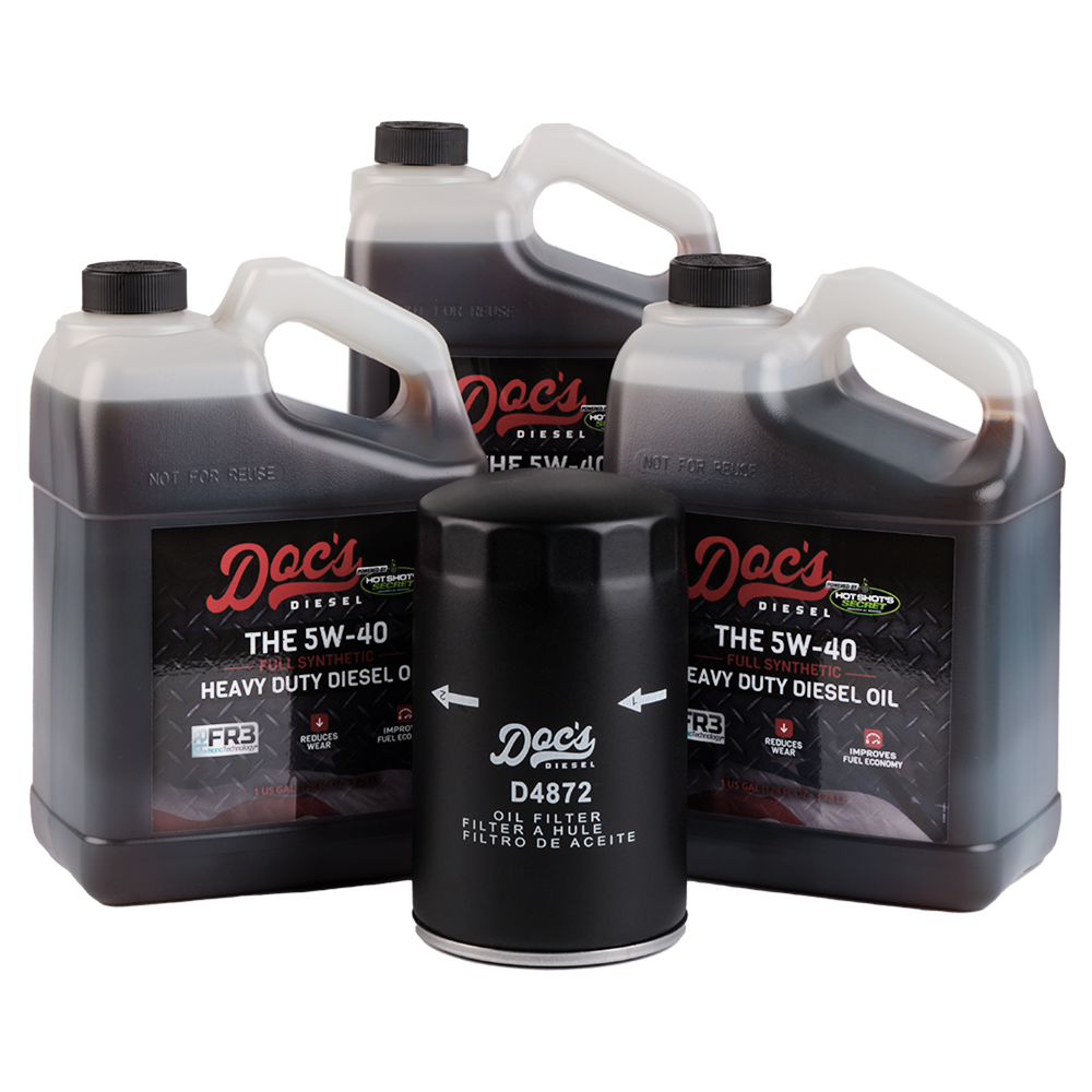 Doc's Diesel Ford 7.3L Powerstroke 5W-40 Full Synthetic Oil Change Kit 1994-2003