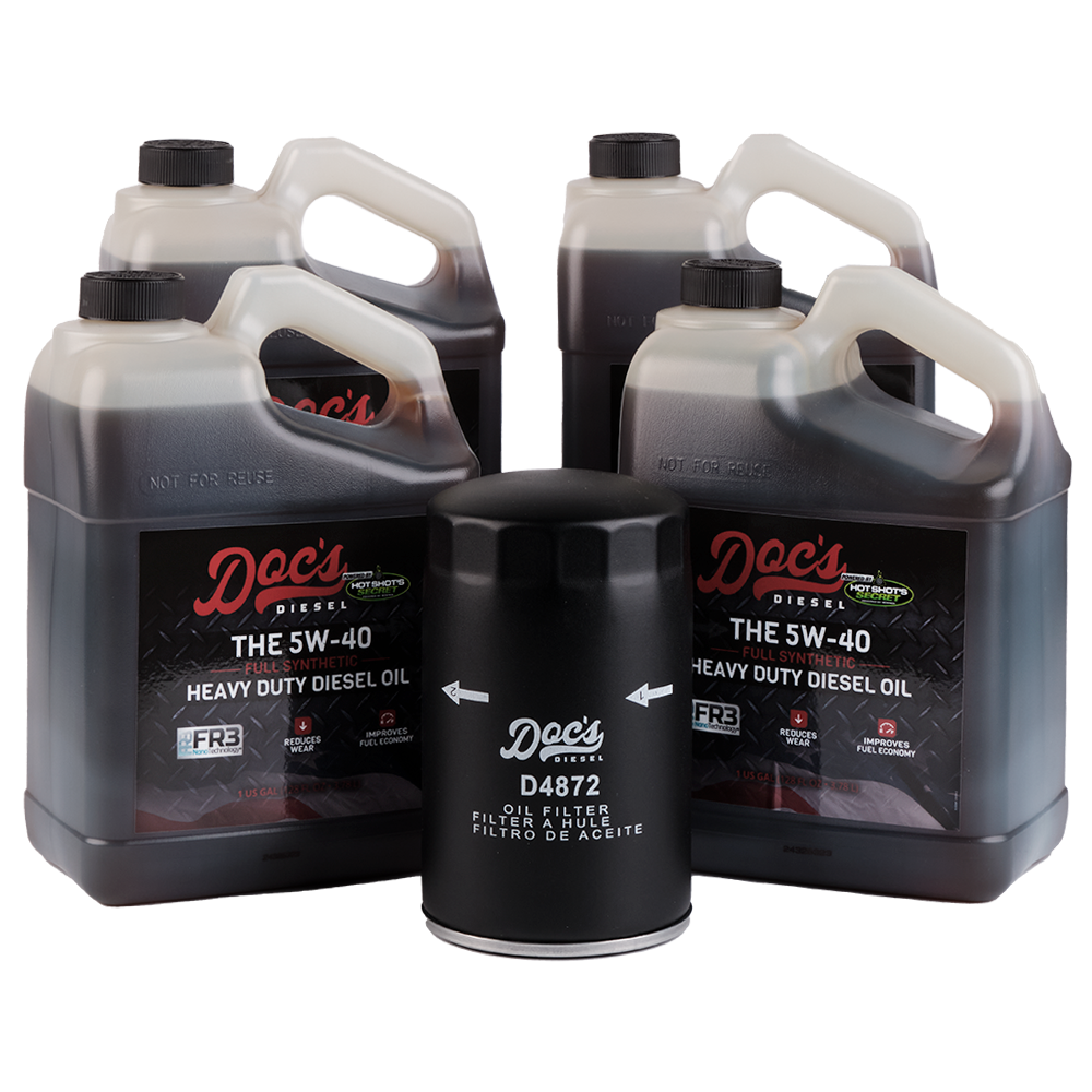 Doc's Diesel Ford 7.3L Powerstroke 5W-40 Full Synthetic Oil Change Kit 1994-2003