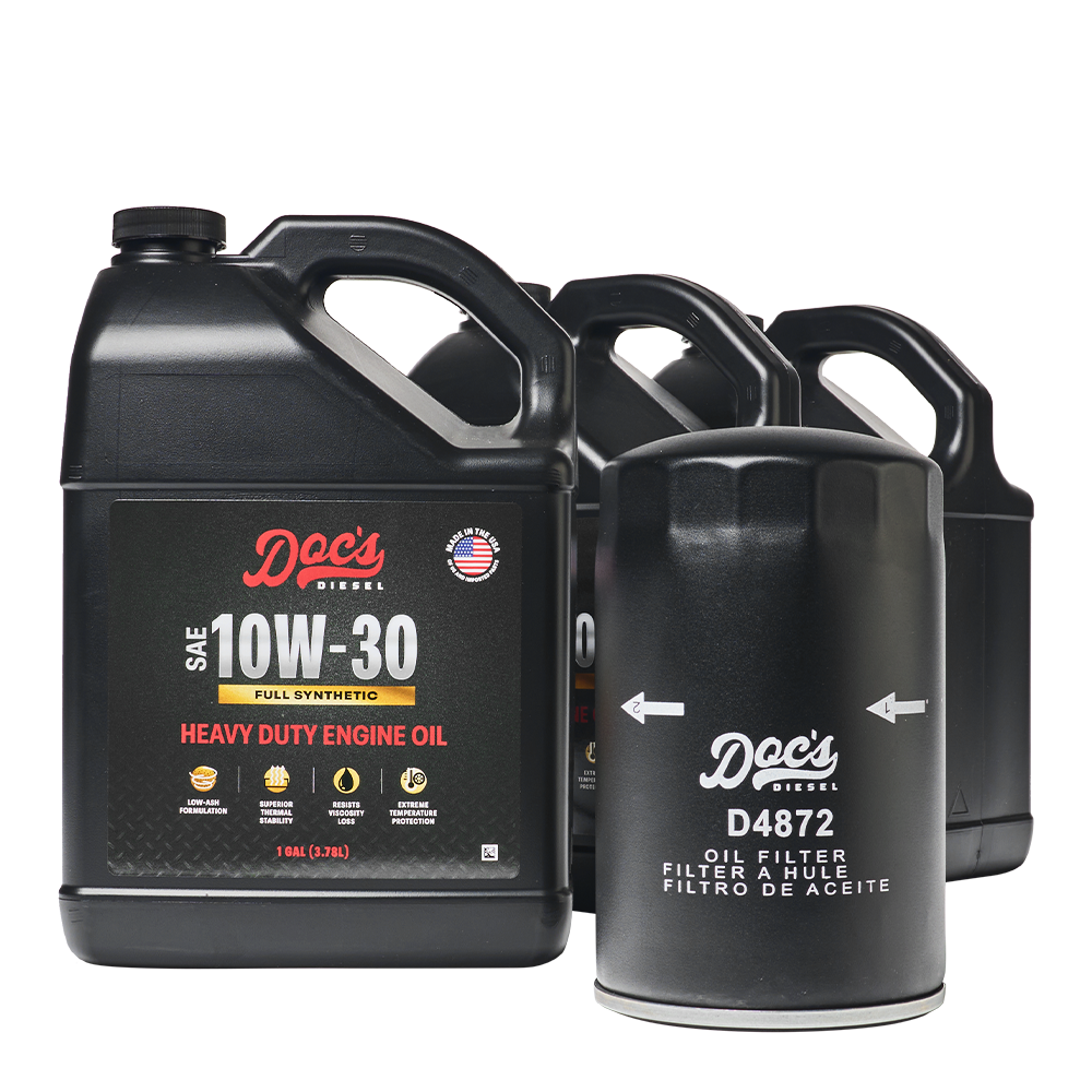 Doc's Diesel Ford 7.3L Powerstroke 10W-30 Full Synthetic Oil Change Kit 1994-2003
